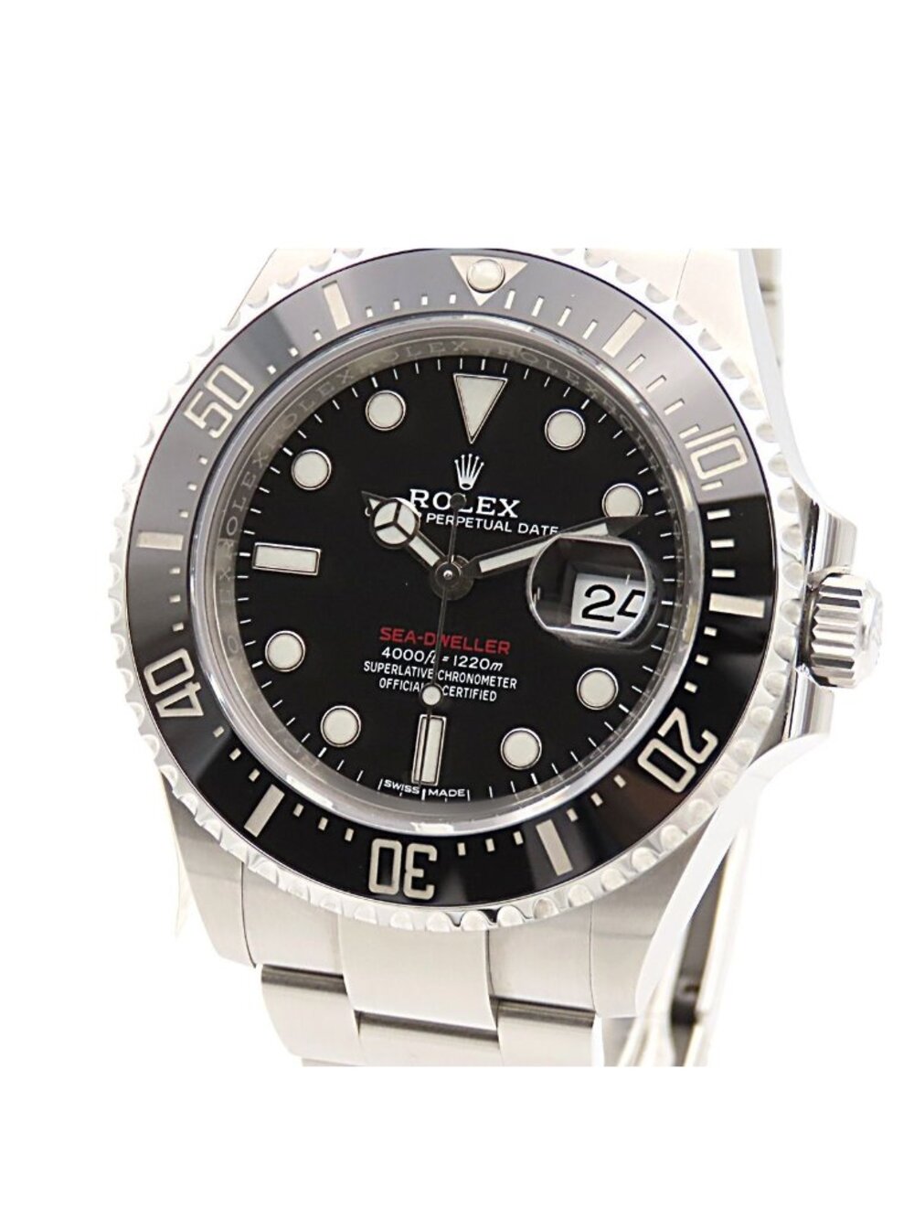 Rolex Sea-Dweller Black SS Red Sea-Dweller Mark 1 Watch Automatic Oyster